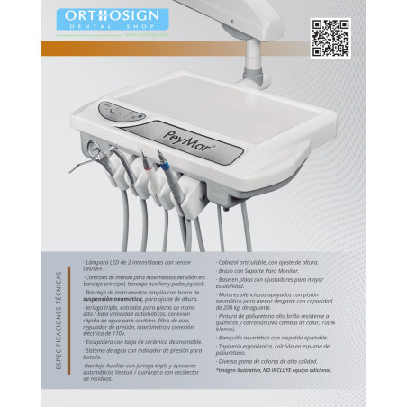 Paquete Unidad Dental Luxor CFX Peymar + Compresor Dental 1 Hp