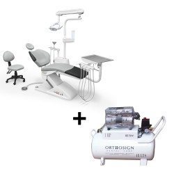 Paquete Unidad Dental Eléctrica Nova X Peymar + Compresor Dental 1 HP