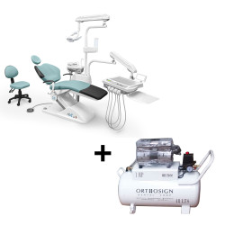 Paquete Unidad Dental Eléctrica Lux Joy Peymar + Compresor Dental 1Hp