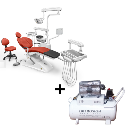 Paquete Unidad Dental Luxor CFX Peymar + Compresor Dental 1 Hp