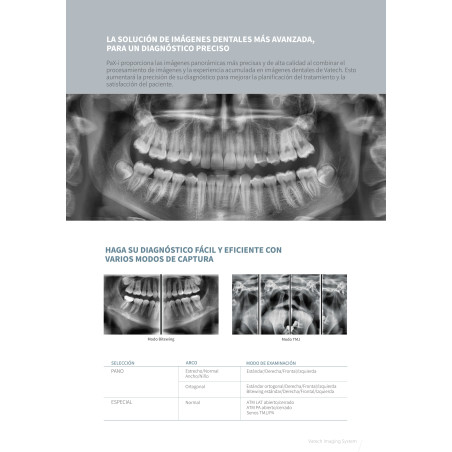 Rayos X Dental Panorámico y Lateral Digital Pax i SC Vatech