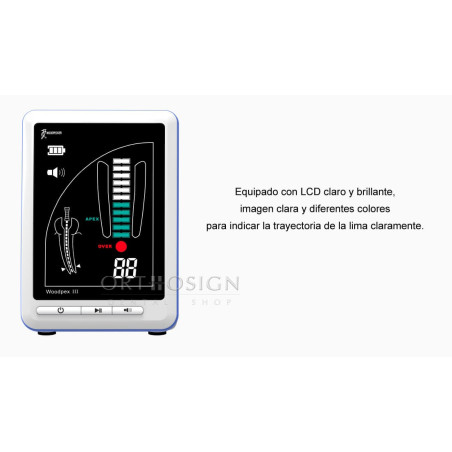 Localizador de ápices Woodpecker Woodpex III