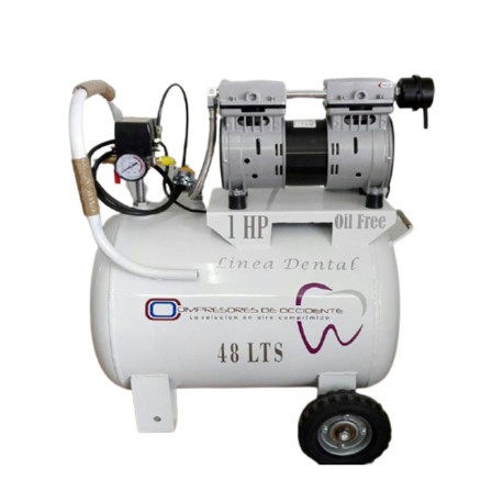 Compresor Dental 6 Hp 150 Litros Libre de Aceite Remac Dent