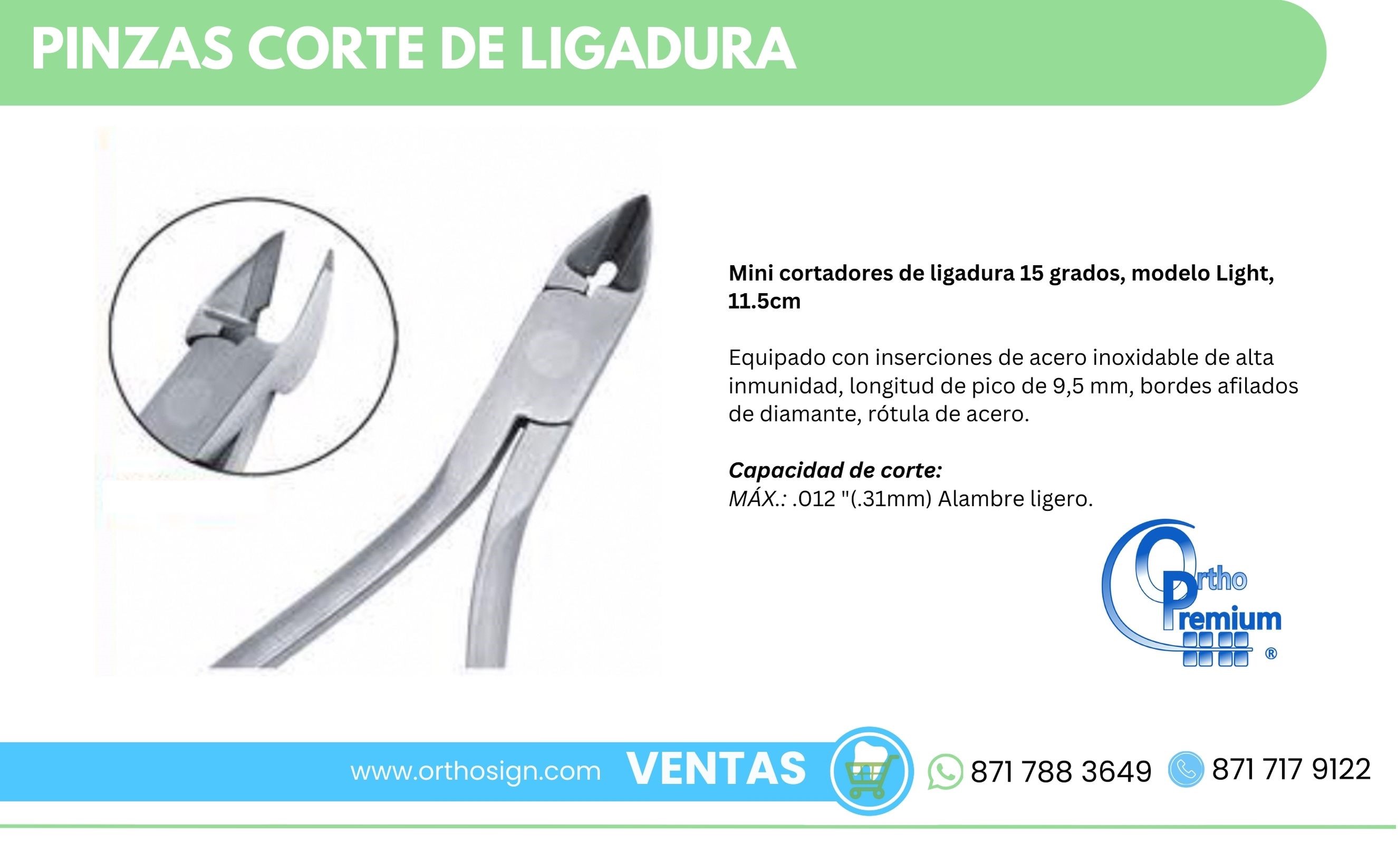 Pinzas Cortadoras de Ligadura ORTHOSIGN