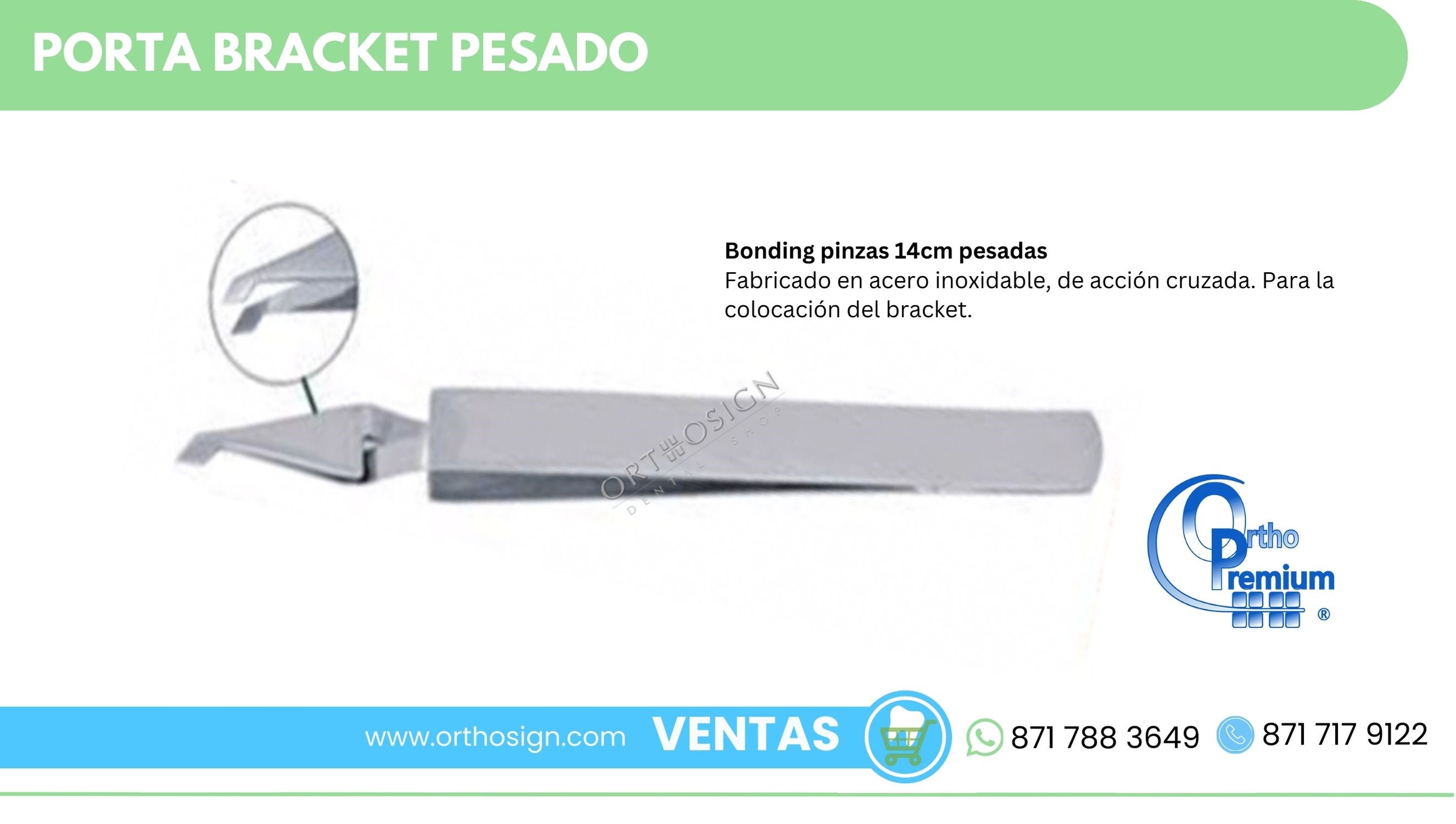 Porta Bracket Pesado Ortho Premium ORTHOSIGN